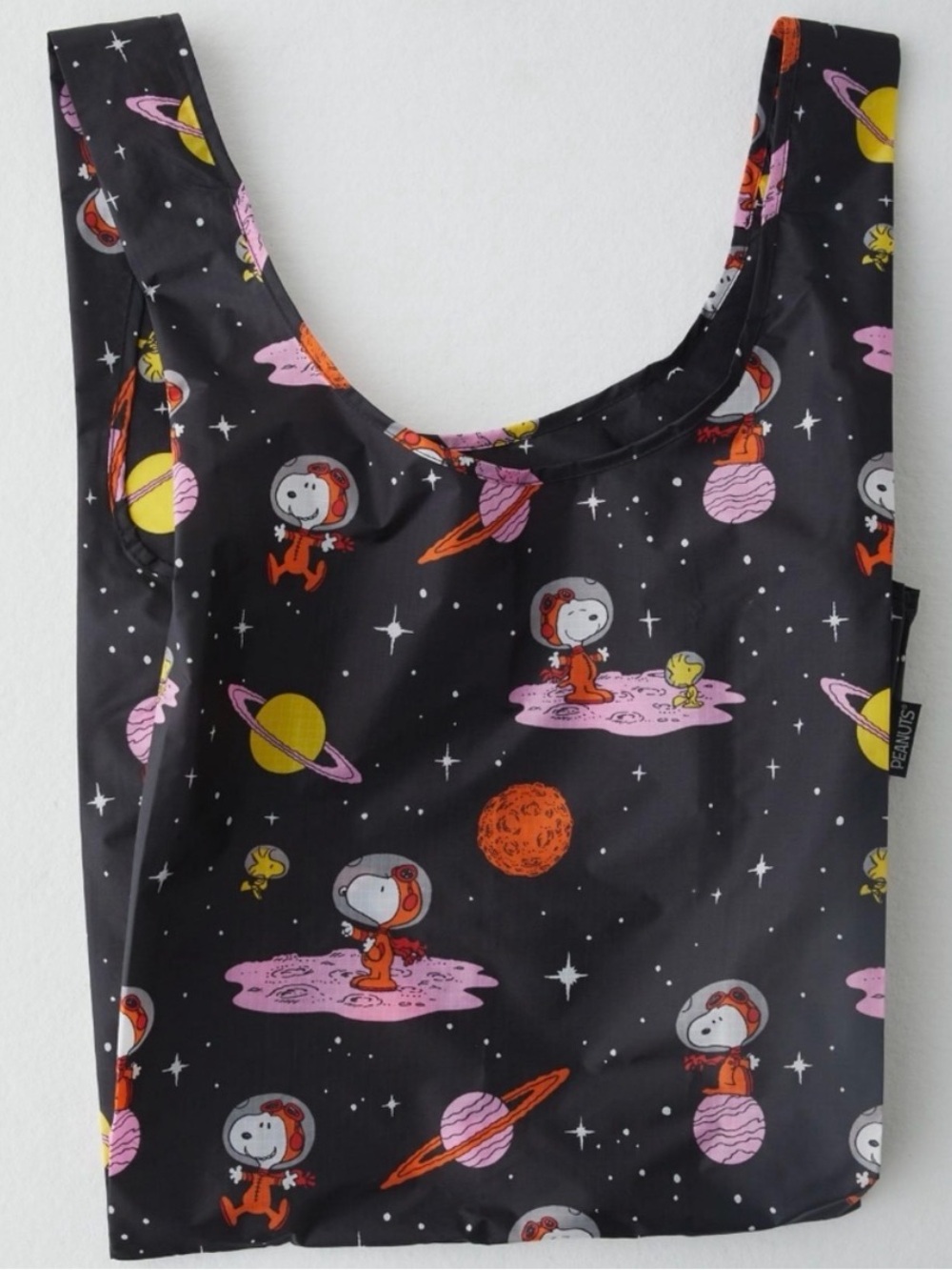 NWT BAGGU x Peanuts UO exclusive Space Snoopy Standard Reusable.